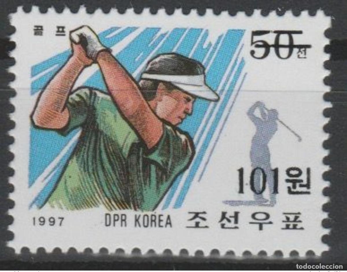 Sellos: Korea 2006 Mi. 5087 Overloaded &Uuml;berdruck OVERPRINT Sport Golf MNH RARE