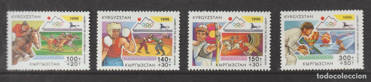 Sellos: Kyrgyzstan 1996 - Jeux olympiques Atlanta 96 Yvert 93/96 mnh**