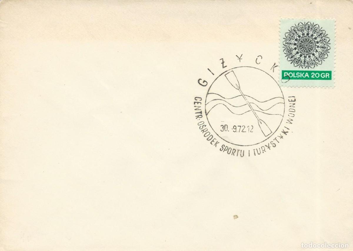 Sellos: 1972. POLONIA/POLAND. MATASELLOS/POSTMARK. PIRAG&Uuml;ISMO/CANOEING. TURISMO. DEPORTES/SPORTS.