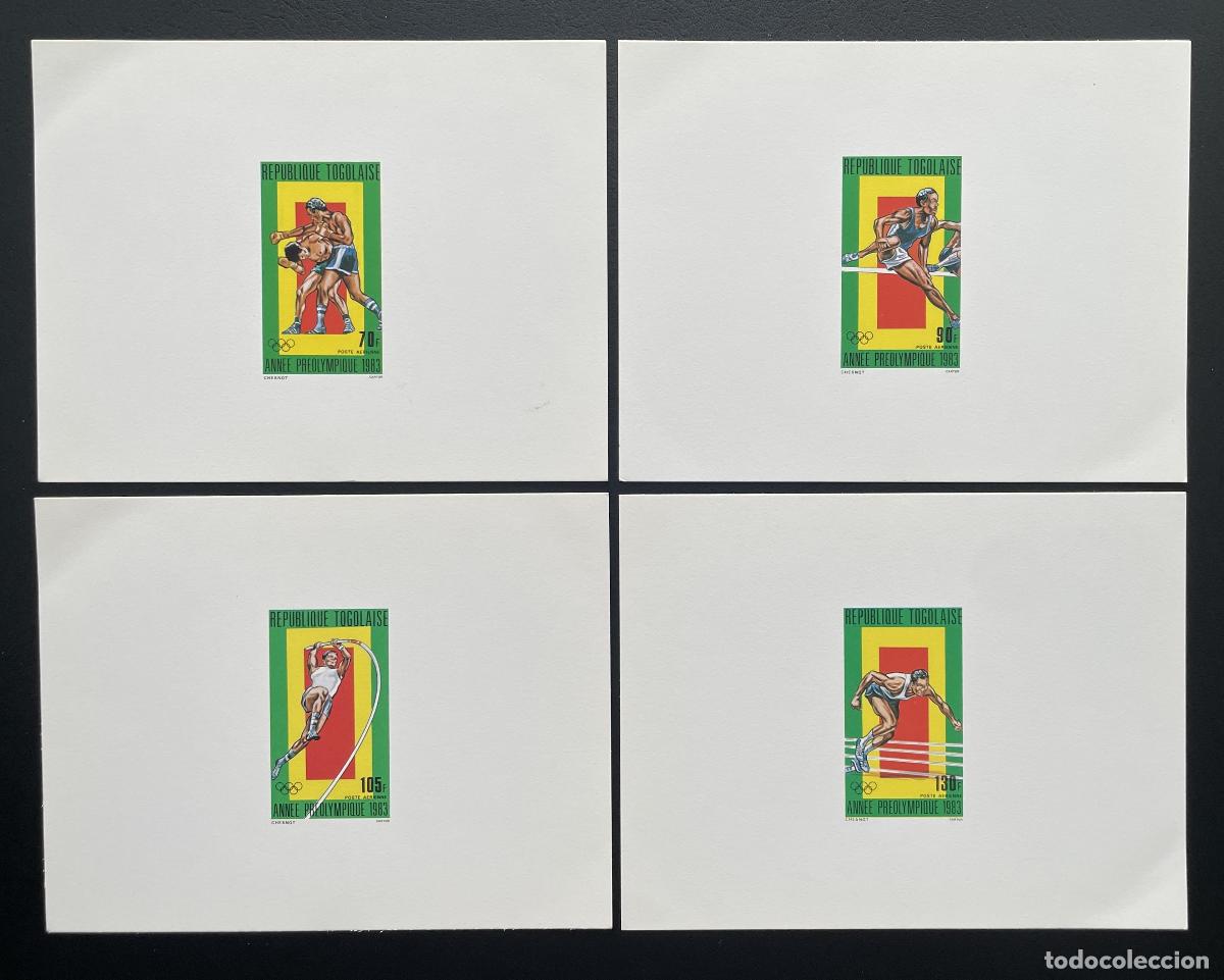 Sellos: Togo 1983 Mi. 1647 - 1650 evento de lujo Juegos Ol&iacute;mpicos Boxeo Los &Aacute;ngeles 1984