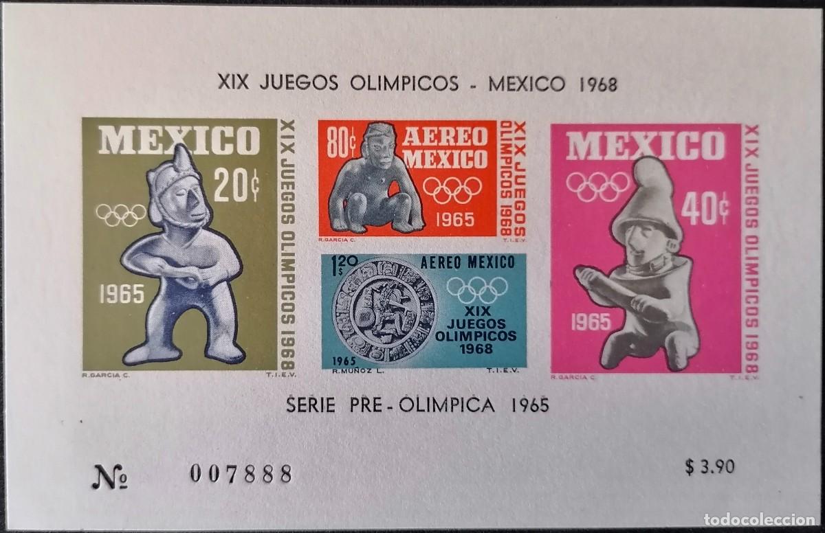 Sellos: M&Eacute;XICO 1965 - HB - JJ.OO M&Eacute;XICO .