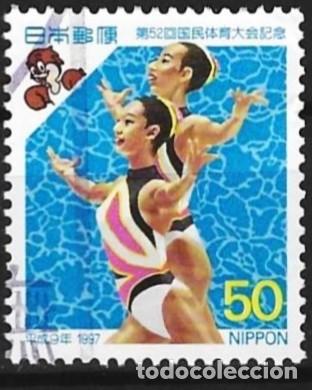 Sellos: Jap&oacute;n 1997 - Mi 2482 - YT 2365 - Deporte : Nataci&oacute;n sincronizada