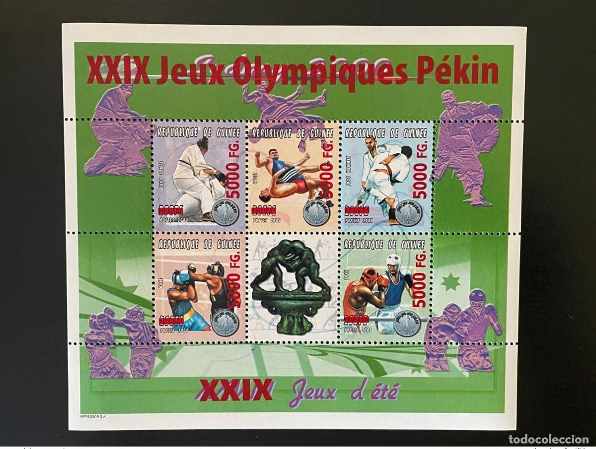 Sellos: Guinea 2008 Mi. 6270-6274 Sobrecargado Juegos Ol&iacute;mpicos Sydney 2000 Beijing