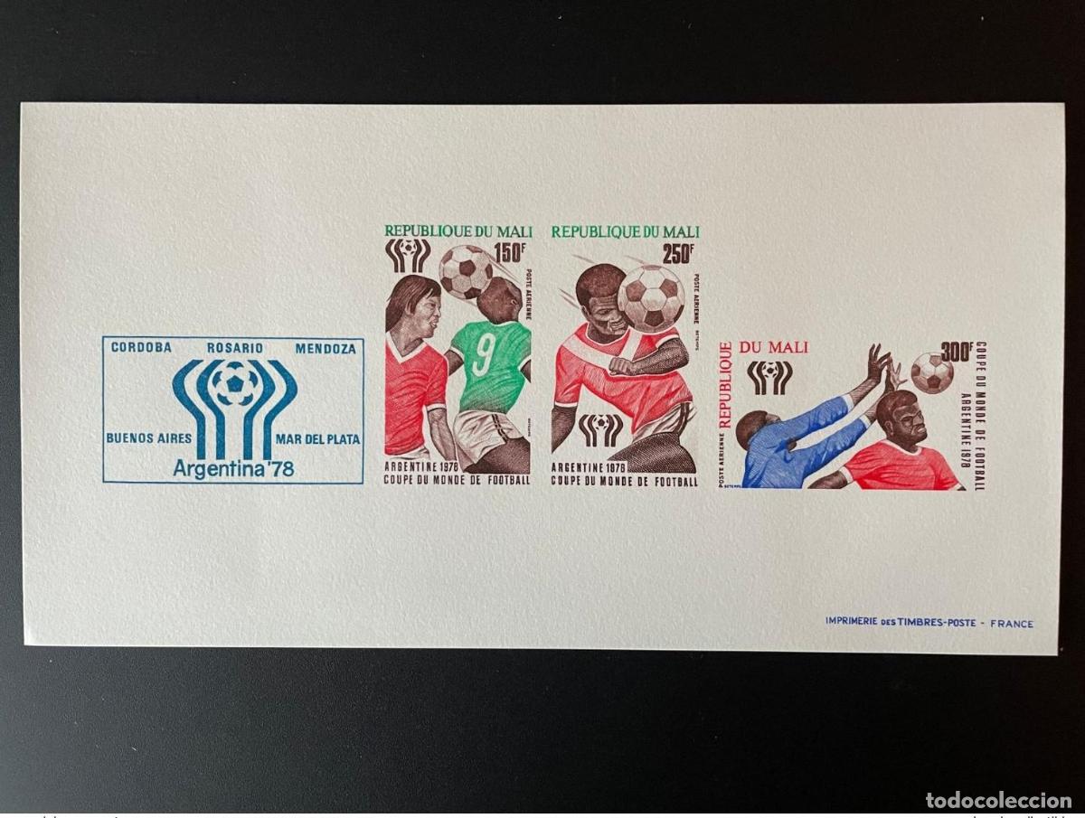 Sellos: Mal&iacute; 1978 Mi. Evento de lujo Bl. 10: Argentina Copa Mundial F&uacute;tbol la FIFA