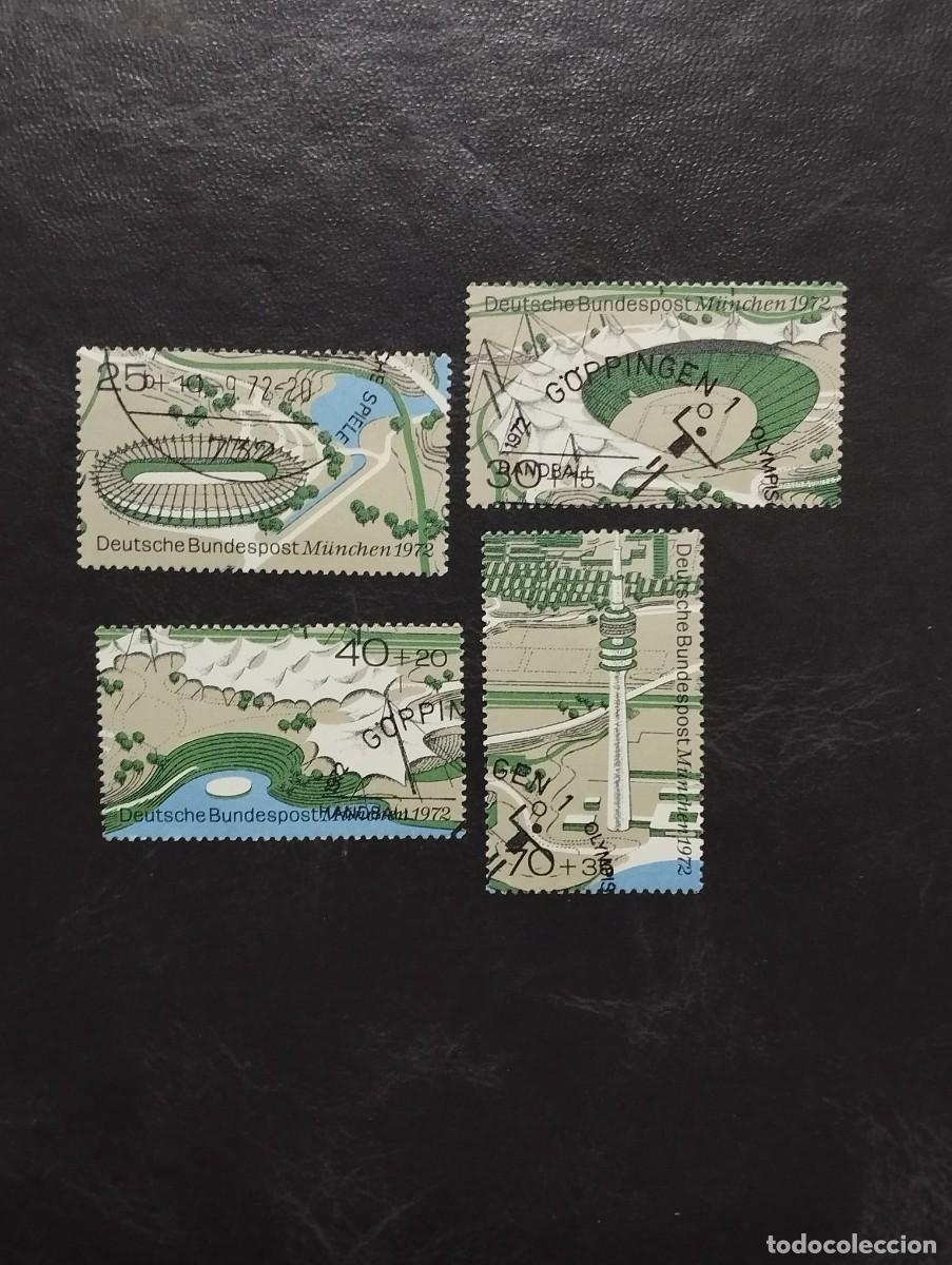 Sellos: 9.09/ Alemania Federal.1972. serie completa en usado
