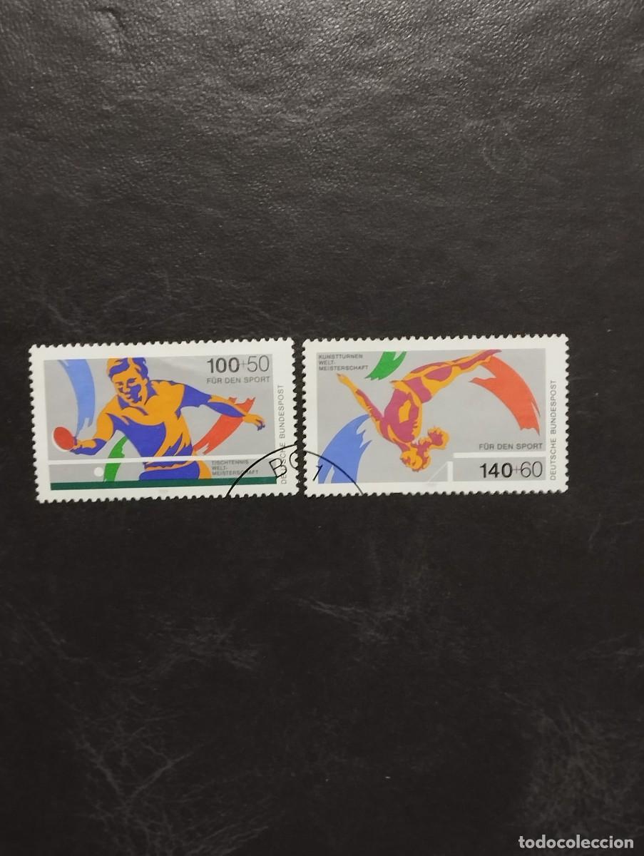 Sellos: 9.09/ Alemania Federal.1989. Serie completa en usado