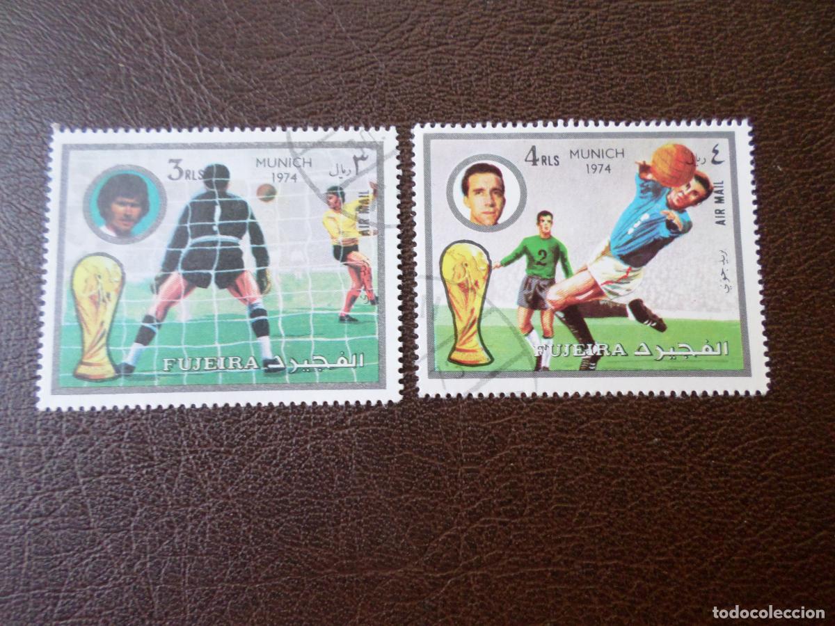 Sellos: futbol, arabia, fujeira, copa del mundo munich 1974