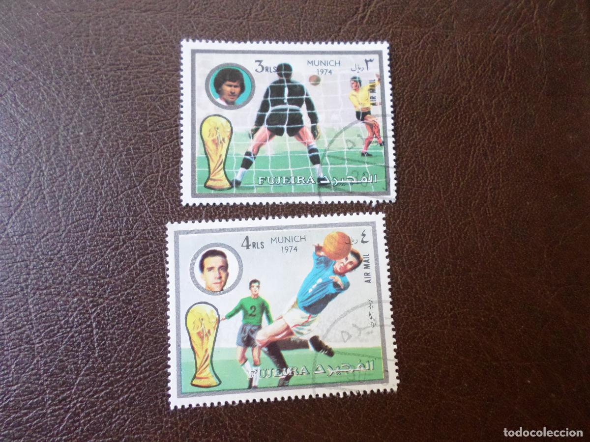 Sellos: futbol, arabia, fujeira, copa del mundo munich 1974