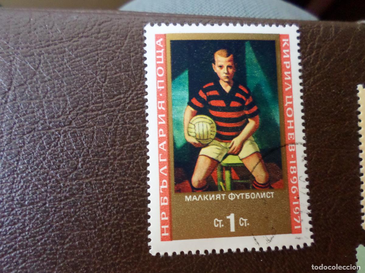 Sellos: futbol, bulgaria, 1 sello usado