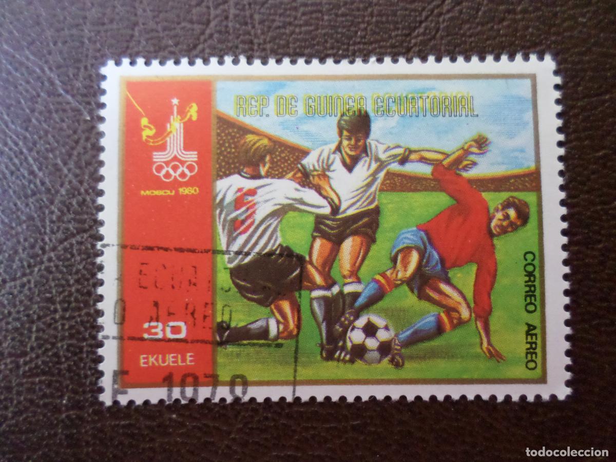 Sellos: futbol, guinea ecuatorial, moscu 1980