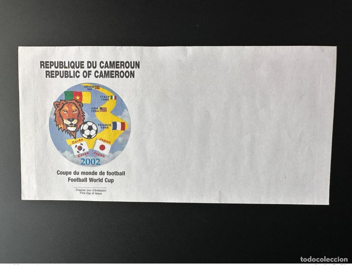 Sellos: Camer&uacute;n 2002 Mi. 1245 - en blanco FDC Blank Soccer Copa Mundial de la FIFA Jap&oacute;n Corea