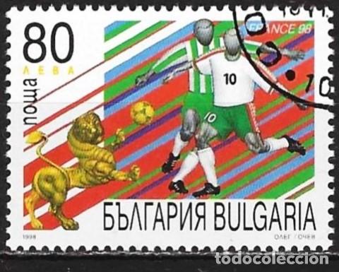 Sellos: Bulgaria 1998 - Mi 4344 - YT 3778 - Copa del Mundo de f&uacute;tbol en Francia
