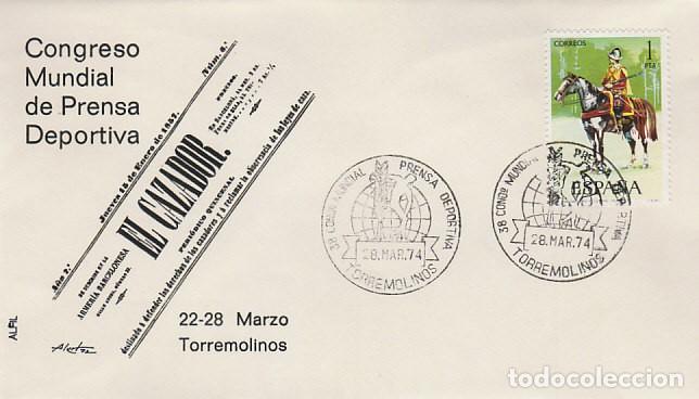 Sellos: A&Ntilde;O 1974, TORREMOLINOS, PRENSA DEPORTIVA