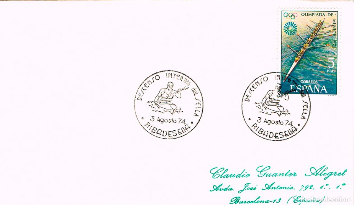 Sellos: A&Ntilde;O 1974, RIBADESELLA (ASTURIAS), DESCENSO DEL SELLA