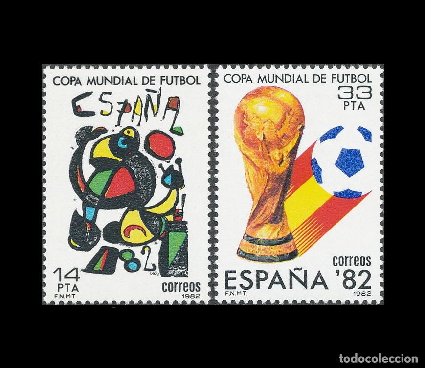Sellos: Espa&ntilde;a 1982 | Copa Mundial de F&uacute;tbol Espa&ntilde;a '82 | Ed 2644/5 - Yv 2272/3 &ndash; Mi 2532/3 MNH **