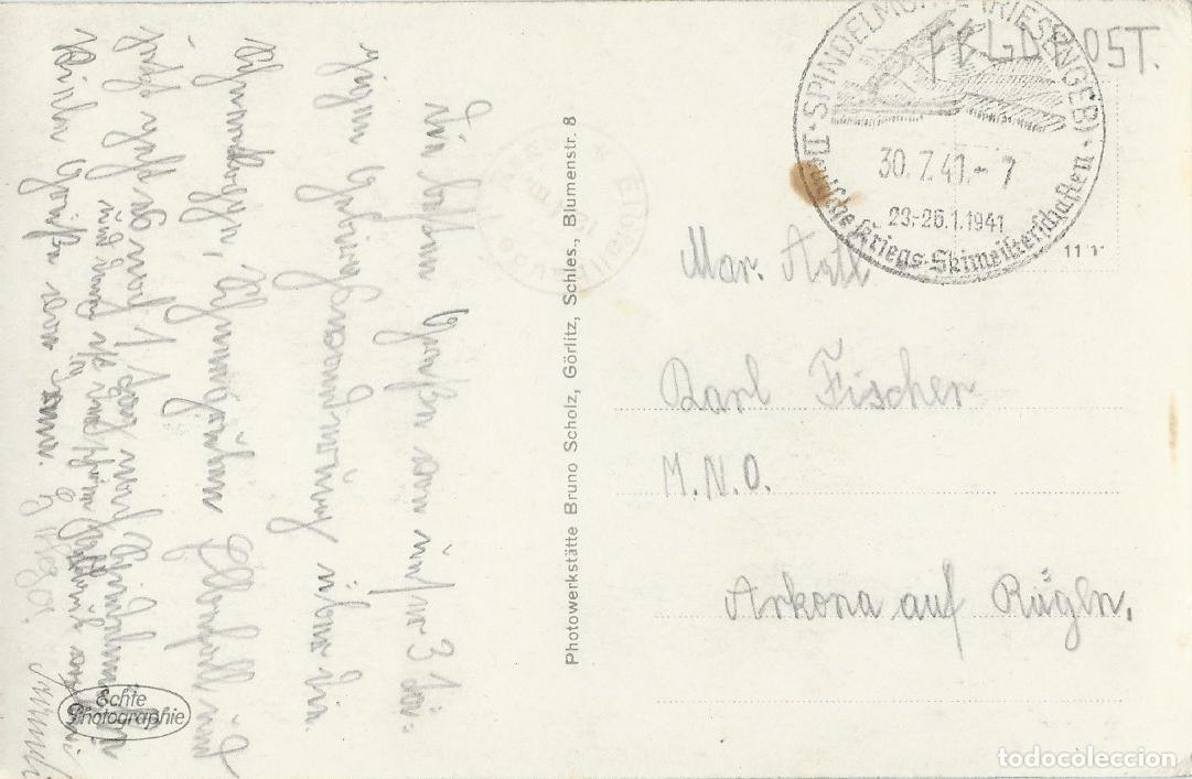 Timbres: 1941. ALEMANIA/GERMANY. MATASELLOS/POSTMARK. CAMPEONATOS MILITARES DE ESQU&Iacute;. SKIING. DEPORTES/SPORTS