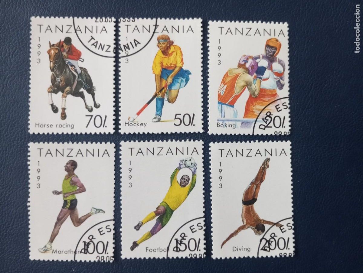 Selos: DEPORTES , SELLOS DE TANZANIA, 1993