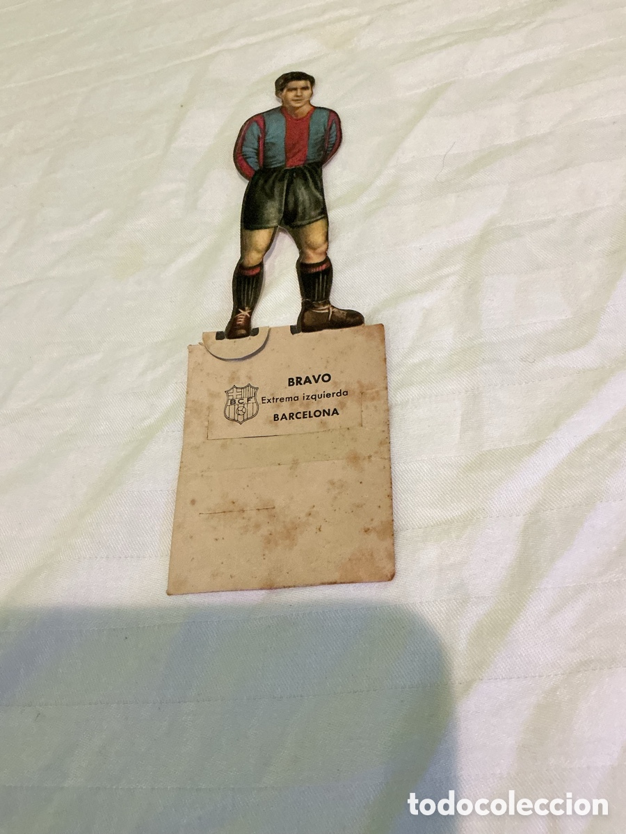 Francobolli: CROMO TROQUELADO BRAVO &ndash; FC BARCELONA &ndash; A&Ntilde;OS 40