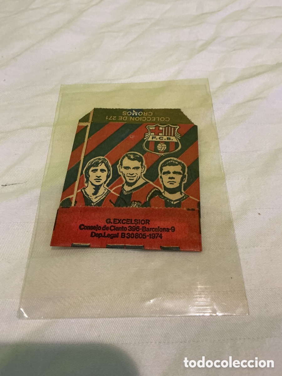 Francobolli: SOBRE DE CROMOS 75 A&Ntilde;OS FC BARCELONA &ndash; 1974