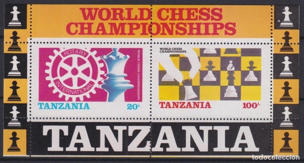 Briefmarken: F-EX64500 TANZANIA 2002 MNH MINI SHEET CHESS AJEDREZ.