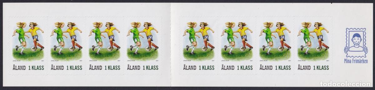 Briefmarken: F-EX56341 ALAND MNH 2007 BOOKLED ISLAND SPORT SOCCER.