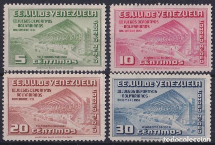 Selos: F-EX56836 VENEZUELA MH 1951 BOLIVARIAN GAMES SET.