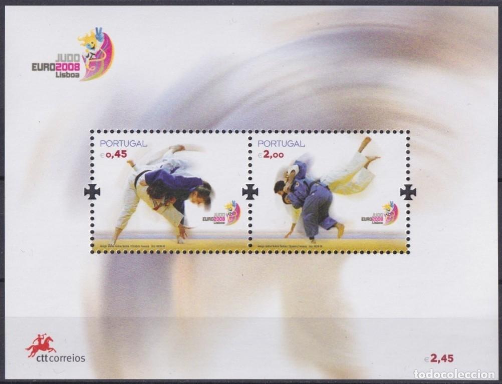 Stamps: F-EX61830 PORTUGAL MNH 2008 JUDO CHAMPIONSHIP GAMES SHEET.