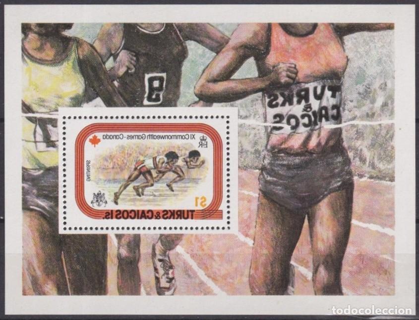 Stamps: F-EX61826 TURKS & CAICOS MNH 1978 CANADA XI COMMONWEALTH GAMES ATHLETISM SPRINT.