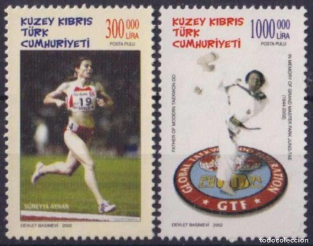Stamps: F-EX56329 TURKISH CYPRUS MNH 2002 SPORT ATHLETICS TAEKWONDO.