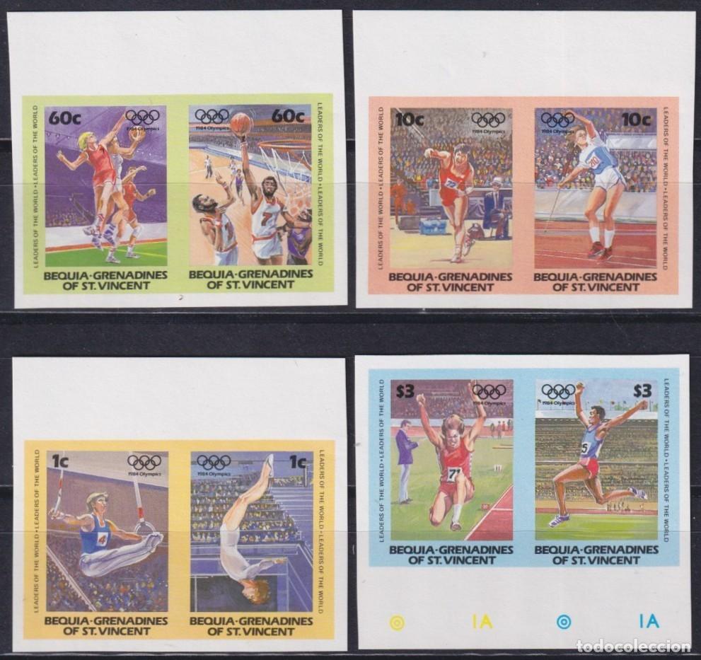 Briefmarken: F-EX57611 BEQUIA GRENADINES & ST VINCENT MNH 1984 IMPERF OLYMPIC GAMES ATHLETISM JAVELIN.