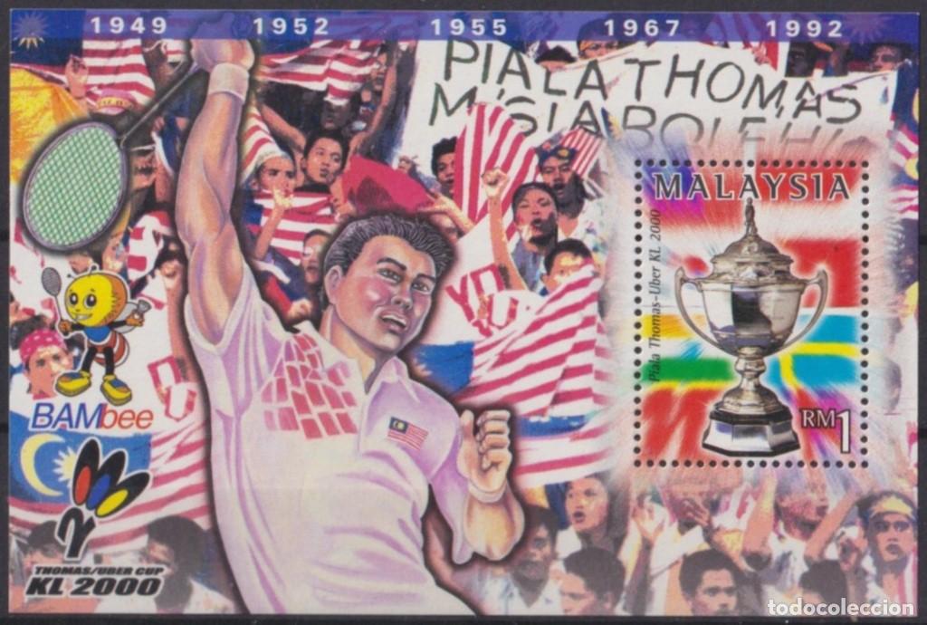 Briefmarken: F-EX56345 MALAYSIA MNH 2000 THOMAS CUP OF BADMINGTON.