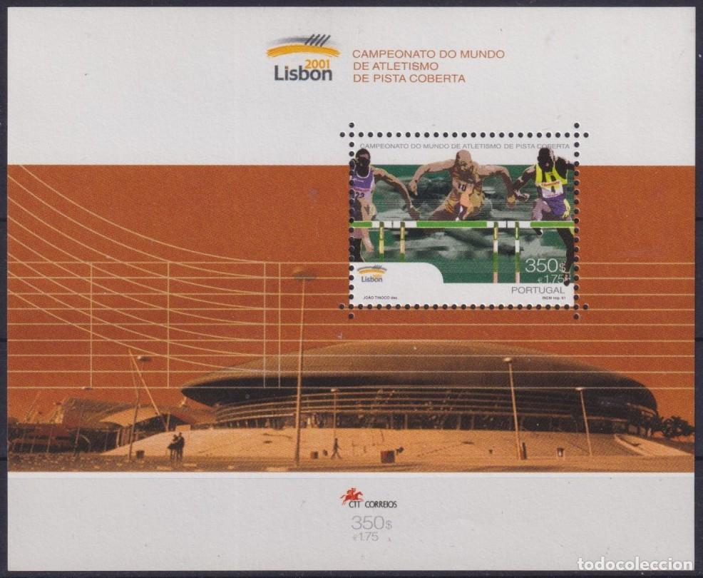 Briefmarken: F-EX56342 PORTUGAL MNH 2001 ATHLETISM CHAMPIONSHIP GAMES SHEET.