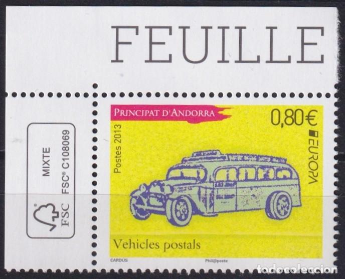 Selos: F-EX65946 ANDORRA MNH 2013 EUROPA CEPT POSTAL TRANSPORT VEHICLES.