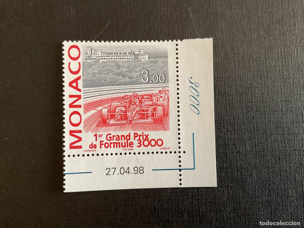 Stamps: AUTOMOVILISMO. MONACO N&ordm; YVERT 2160*** A&Ntilde;O 1998. 1&ordm; GRAND PRIX DE F-3000