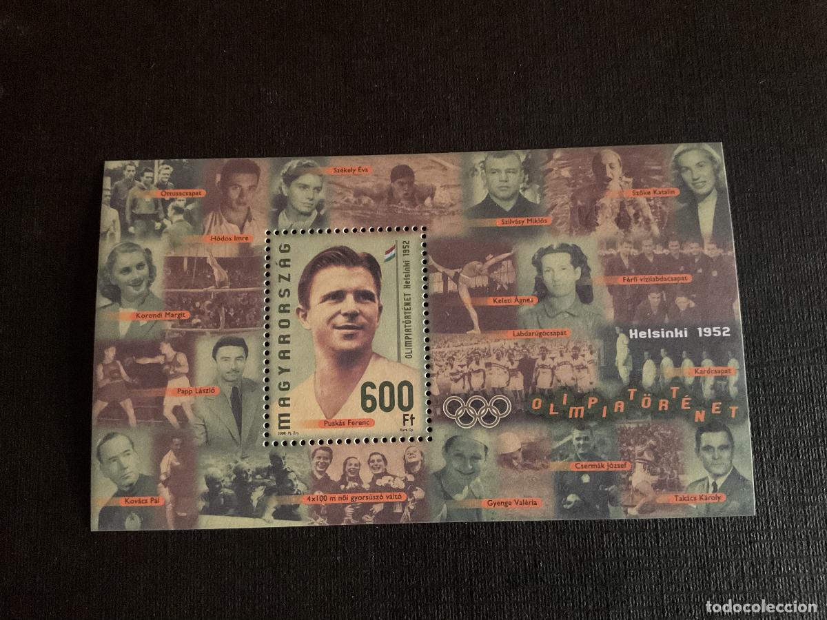 Sellos: HUNGRIA N&ordm; YVERT HB 310*** A&Ntilde;O 2008. FUTBOL. FERENC PUSKAS