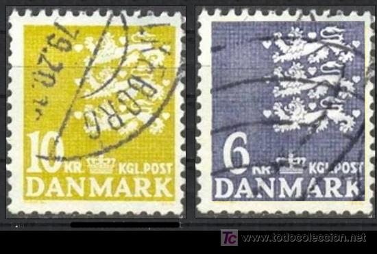 Sellos: Dinamarca 1976. B&aacute;sicos - Foto 1