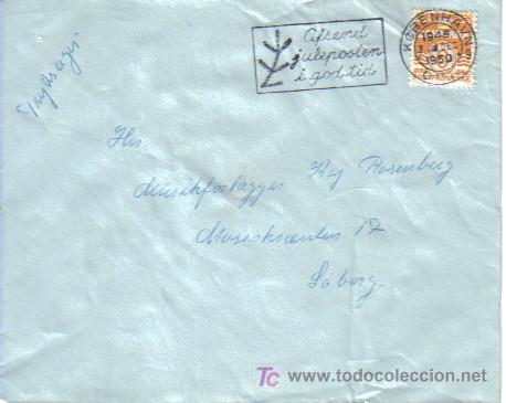 Sellos: DINAMARCA CC CON MATASELLOS TEMA NAVIDAD 1950 - Foto 1