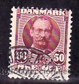 Sellos: DINAMARCA   60 USADA, MONARQUIA, REY FREDERIC VIII, - Foto 1