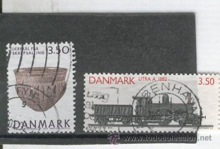 Sellos: LOTE.SELLOS. DINAMARCA.TRENES. - Foto 1