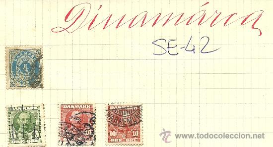 Sellos: (SE-42)LOTE DE SELLOS DE DINAMARCA - Foto 1