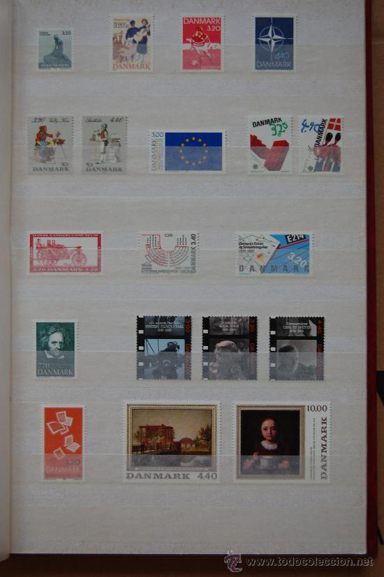 Sellos: Dinamarca, a&ntilde;o 1989. - Foto 1