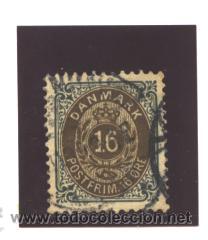 Sellos: DINAMARCA 1875 - YVERT NRO. 26 - USADO - Foto 1