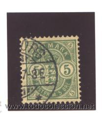 Sellos: DINAMARCA 1882 - YVERT NRO. 35 - USADO - Foto 1