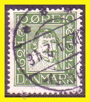 Sellos: DINAMARCA 1924  IVERT n&ordm;  155 (o) - Foto 1