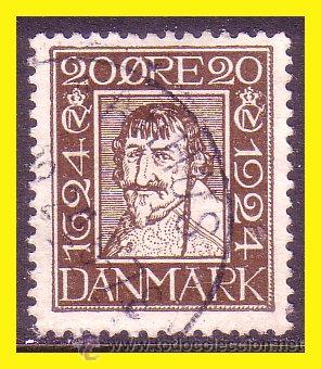 Sellos: DINAMARCA 1924  IVERT n&ordm;  162 (o) - Foto 1