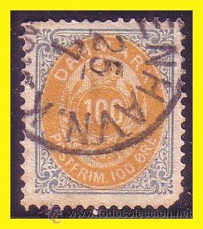Sellos: DINAMARCA 1875  IVERT n&ordm;  29 (o) - Foto 1