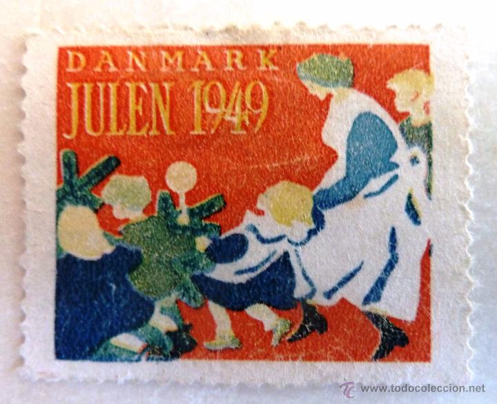Sellos: VI&Ntilde;ETAS DINAMARCA 1949. - Foto 1