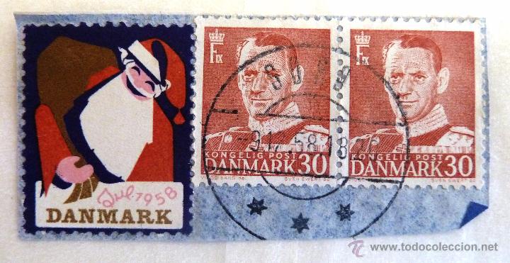 Sellos: VI&Ntilde;ETA DINAMARCA 1958. - Foto 1