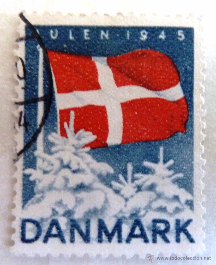 Sellos: VI&Ntilde;ETAS DINAMARCA 1945. - Foto 1