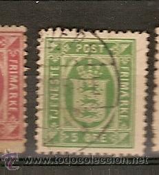 Sellos: Dinamarca & 1875-1902 (7) - Foto 1
